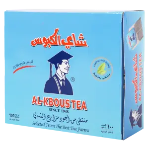 الكبوس الشاي الفاخر (100 كيس × 24 علبة) كرتون