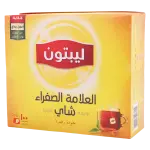 شاي ليبتون الأحمر – علامة صفراء – 100 كيس